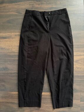 Frank & Oak Black Women's Cropped Dress Pants
